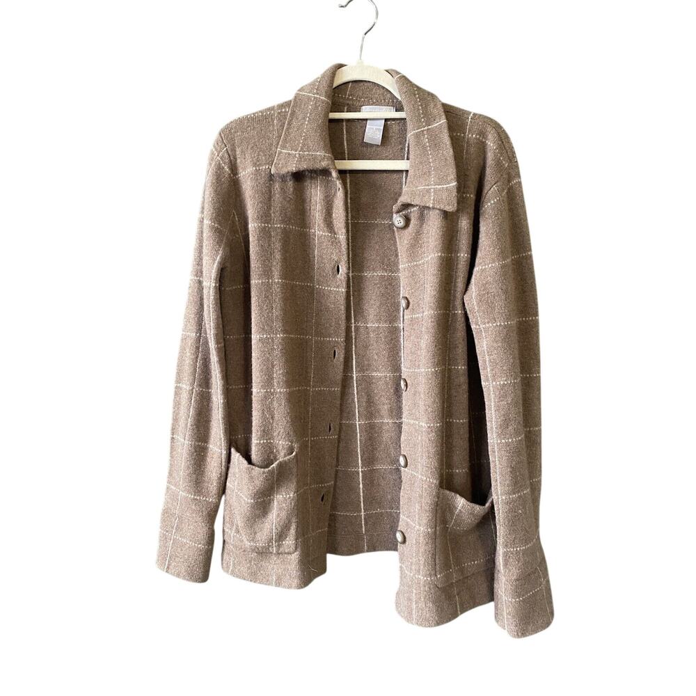Womens Cardigan Size Small Lambswool Casual Grandma Core Preppy Office Sweater